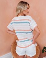 colorful lines t-shirt - Image 5