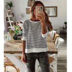 simple full lines t-shirt