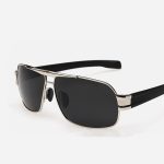 Glasses square inner coating polarized sunglasses large frame men's driver driving mirror trend inner blue sunglasses