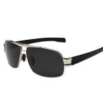 Glasses square inner coating polarized sunglasses large frame men's driver driving mirror trend inner blue sunglasses - Image 5