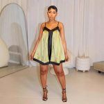Backless Spaghetti Strap Dress - Image 3
