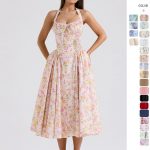 Satin Ruffle Dress