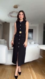 Feminine Halter Dress - Image 7
