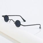 Small Frame Round Vintage Sunglasses Children's Style Mini Small Round Frame Prince Glasses Glasses Hip Hop Sunglasses Fashion - Image 3