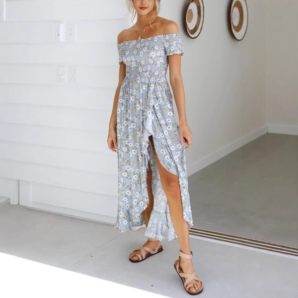 women dress flowers graphed