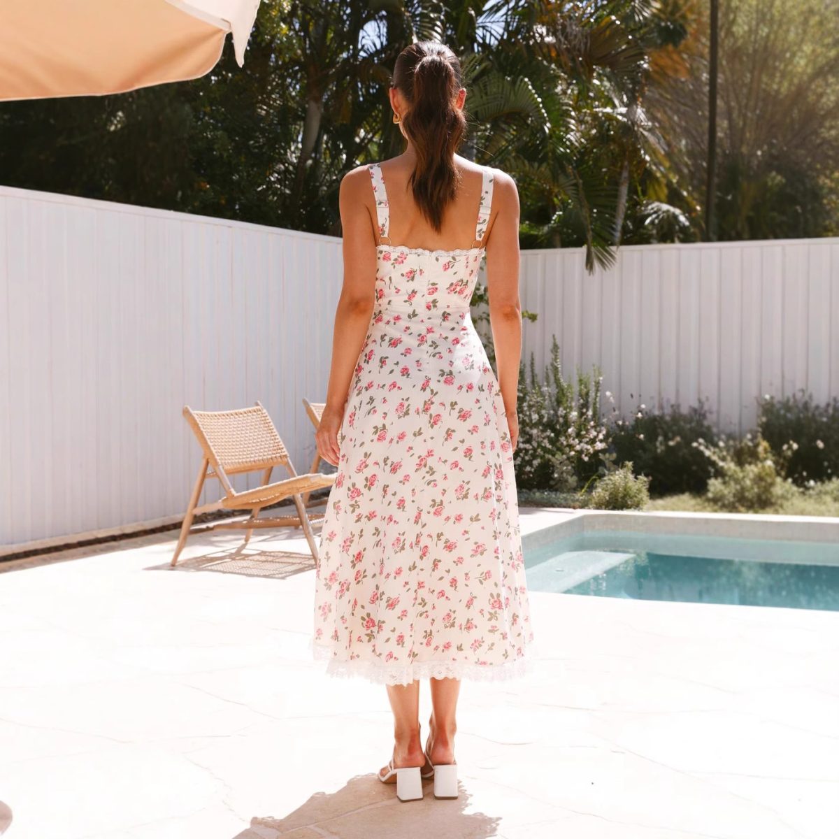 Vibrant Ruffle Dress - Image 4