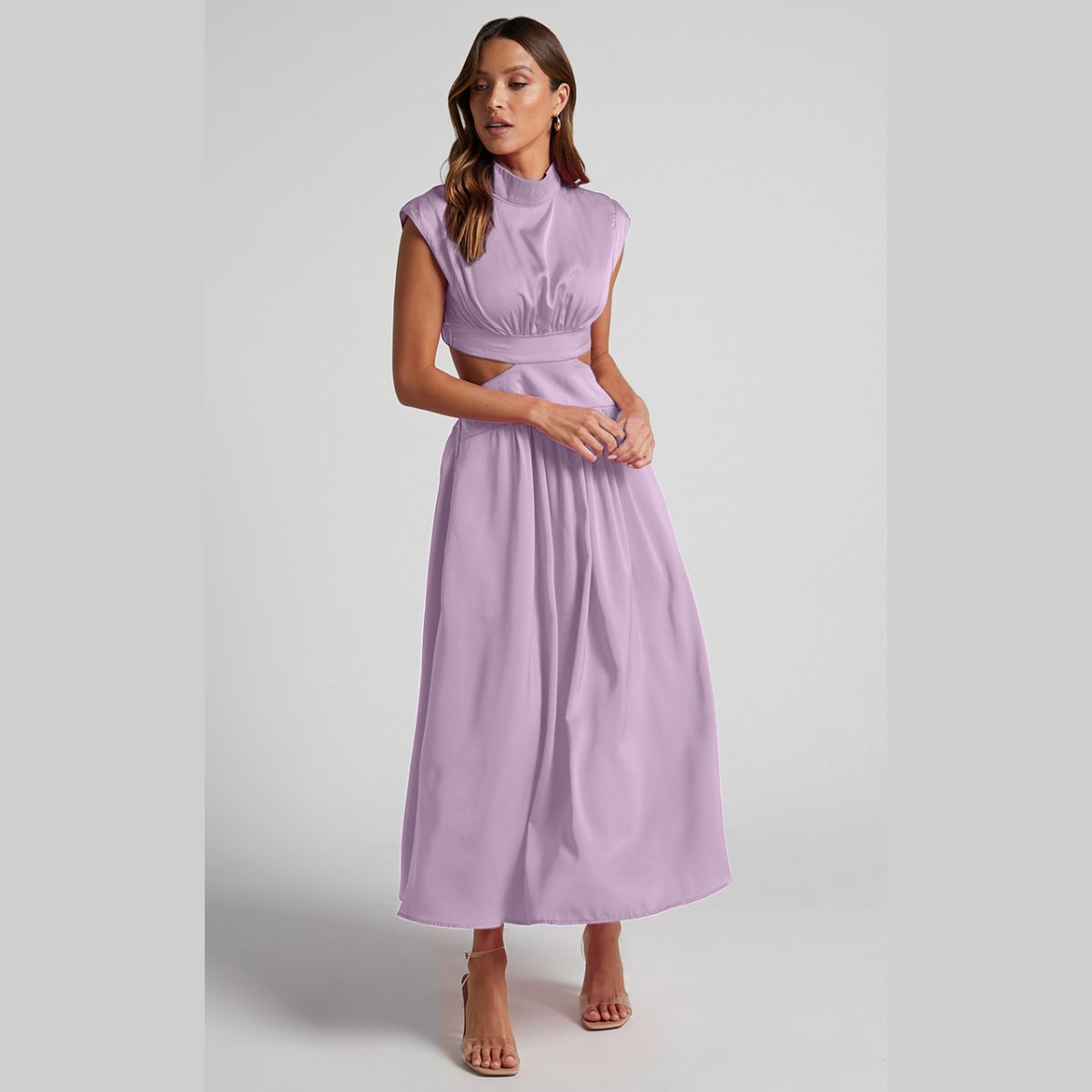 colorful silk dress feminine summer joyful - Image 6