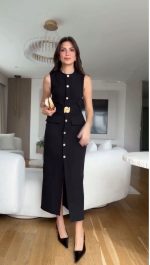 Feminine Halter Dress - Image 6