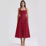 Satin Ruffle Dress - Image 4