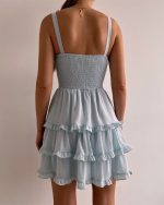colorful short dress designed - Image 9