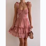 colorful short dress designed - Image 3