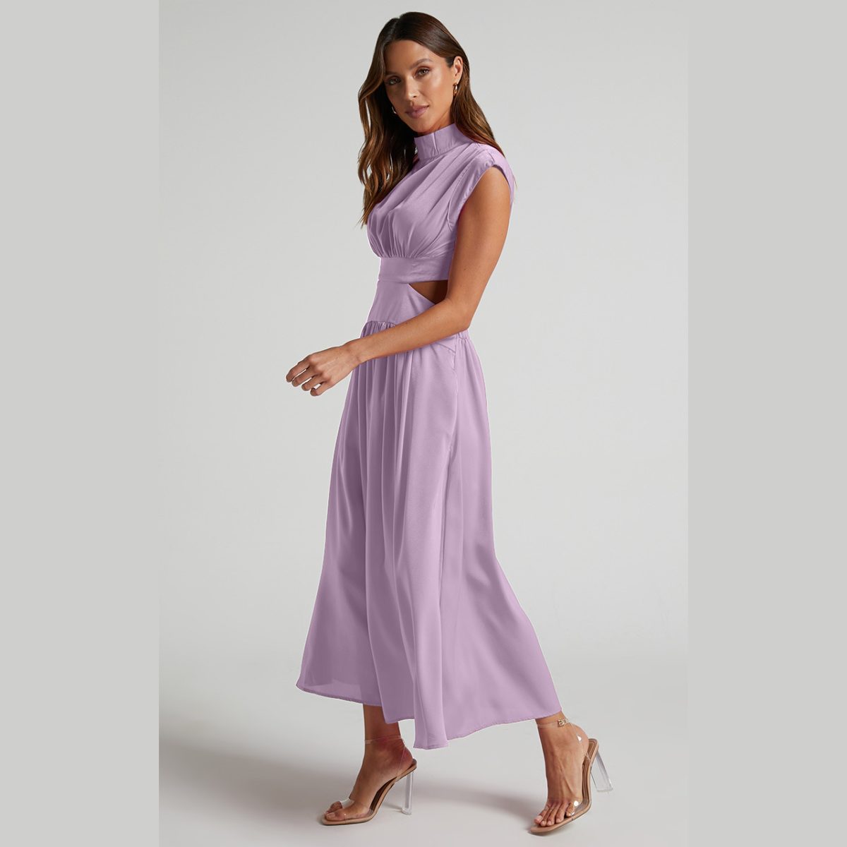 colorful silk dress feminine summer joyful - Image 7