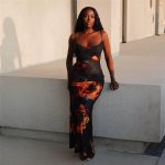 Floral Strap Dress - Image 2