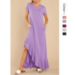 long dress fall season type