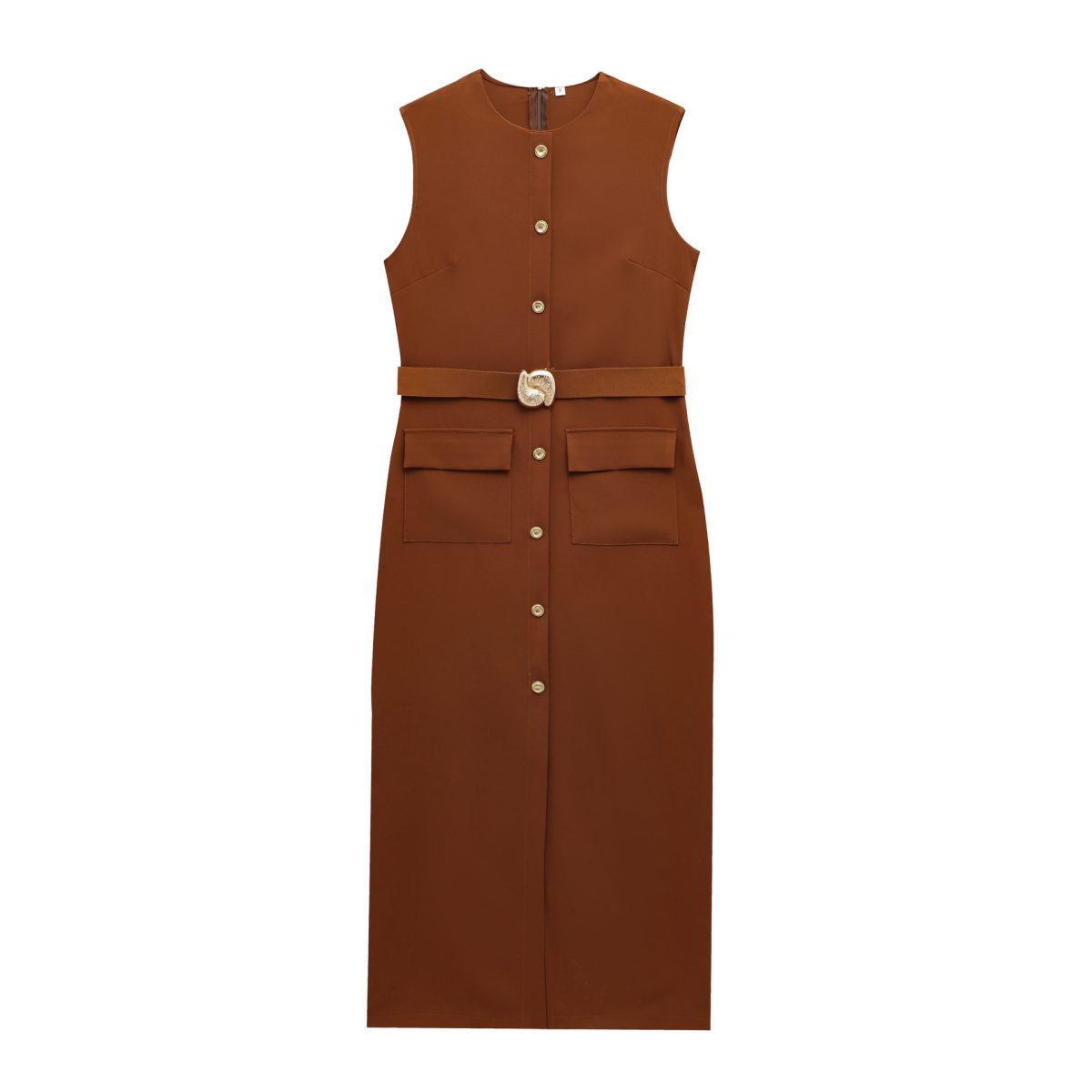Feminine Halter Dress - Image 3