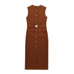 Feminine Halter Dress - Image 3