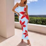 Wrapped Halter Dress - Image 4
