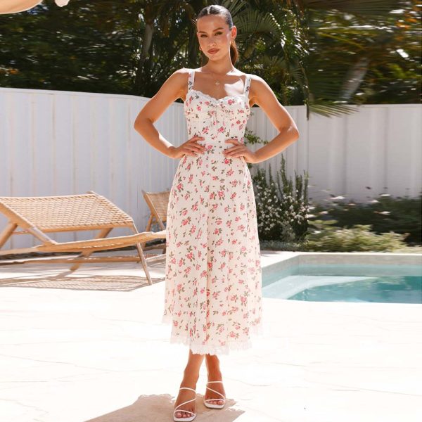 Vibrant Ruffle Dress