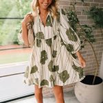 Printed Slip Dress - Image 3