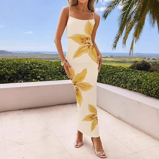 Wrapped Halter Dress
